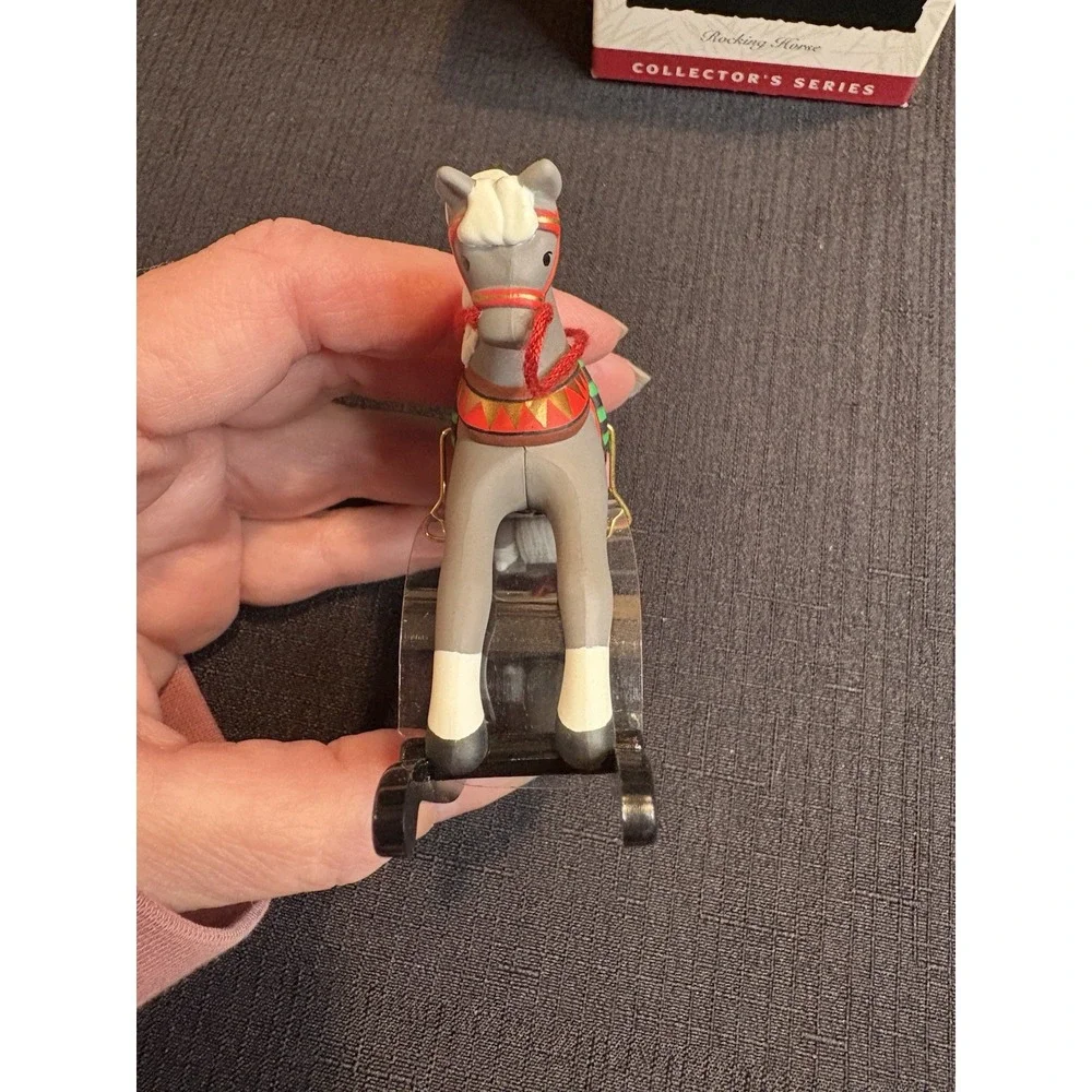 1993 Hallmark Keepsake Rocking Horse Christmas Ornament Collector Series 04162